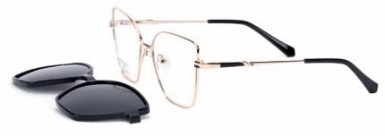 Armação Clipom Metal Polarizado 10030  TAM 55-18-140